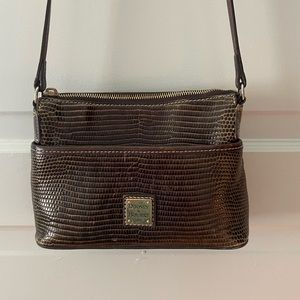 Dooney & Bourke Crossbody Bag Lizard Collection Pouchette